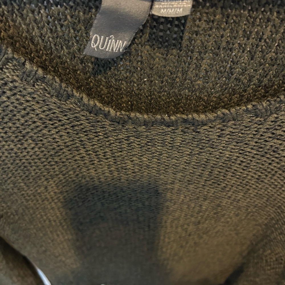 Quinn Charcoal Knit Top